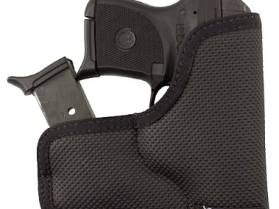 DeSantis Gunhide M33BJG3Z0 Nemesis Ammo Pocket Black Rubberized Fabric Fits Kel-Tec P-3AT/P32 Ambidextrous