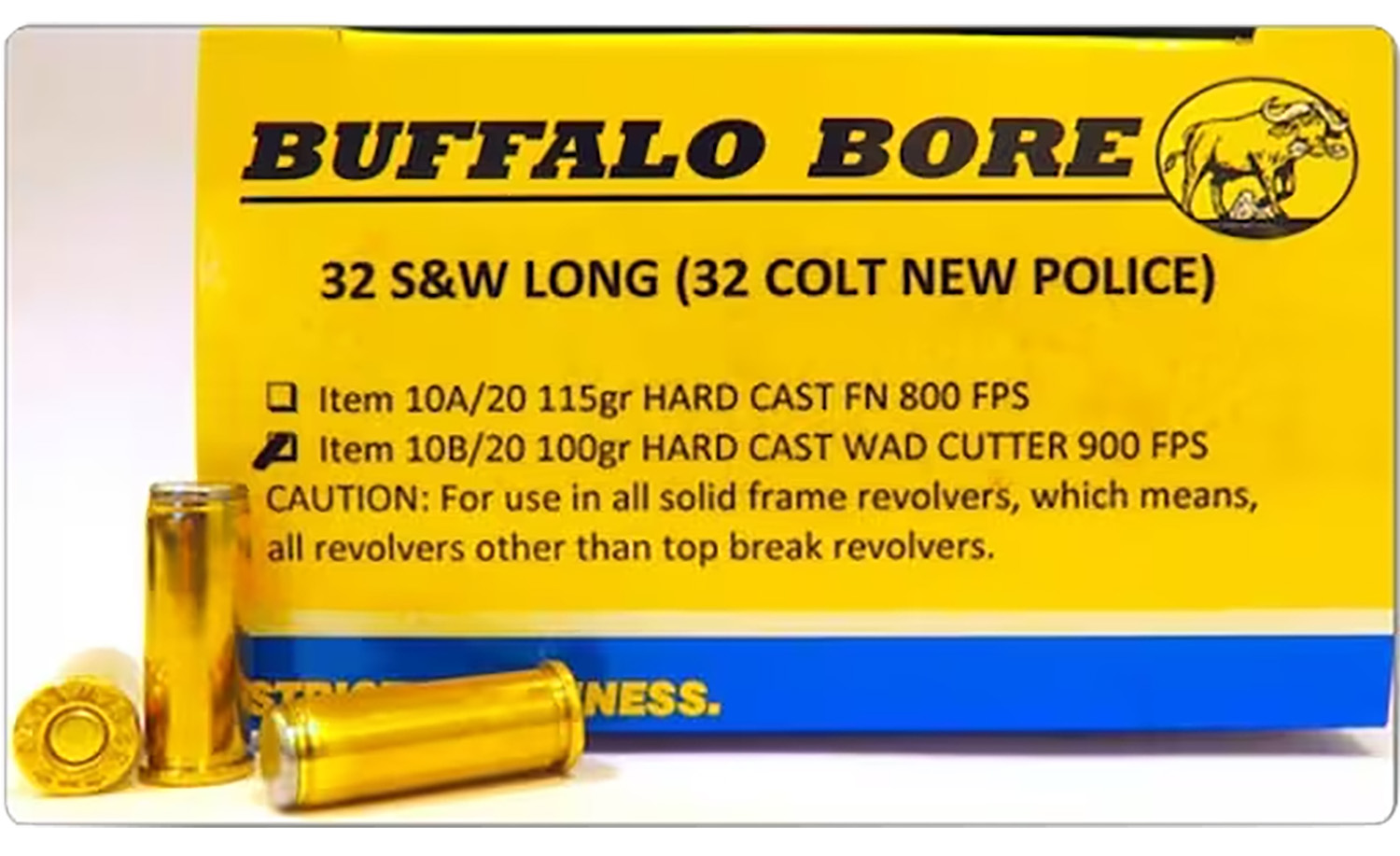 Buffalo Bore Ammunition 3I20 Anti-Personnel Strictly Business 45Colt 225gr Hard Cast Wadcutter 20 Per Box/12 Case