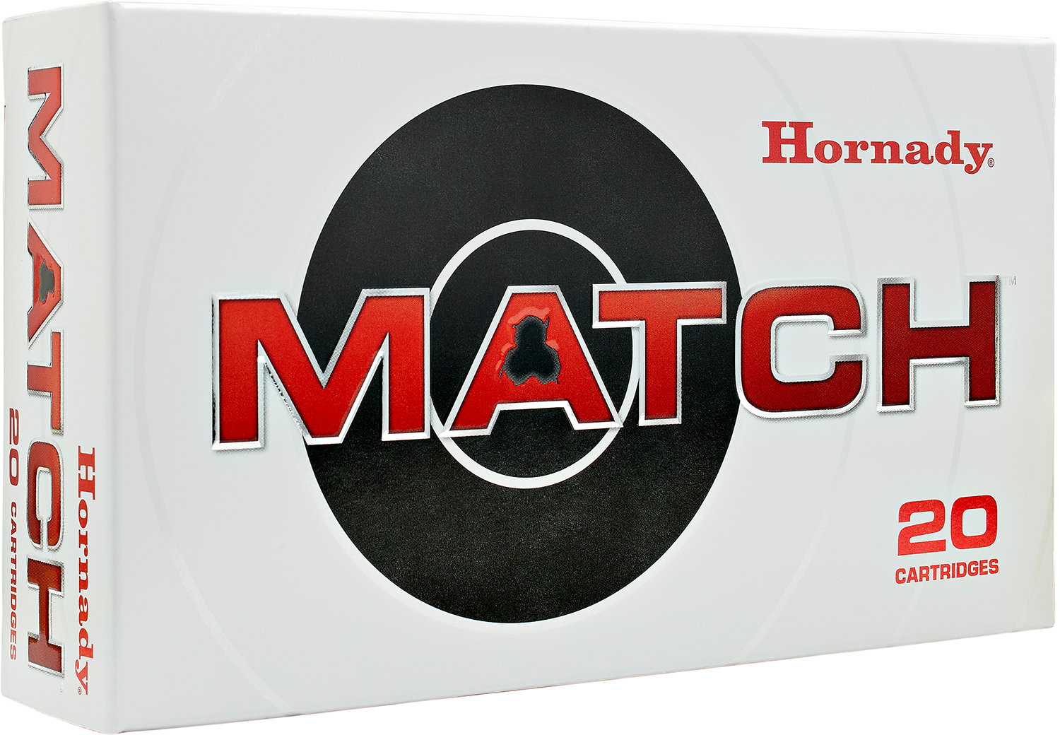 Hornady 8097 Match  308Win 168gr Boat Tail Hollow Point 20 Per Box/10 Case