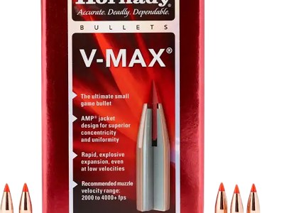 Hornady 22261 V-Max  22 Cal .224 50 gr V Max 100 Per Box/ 40 Case