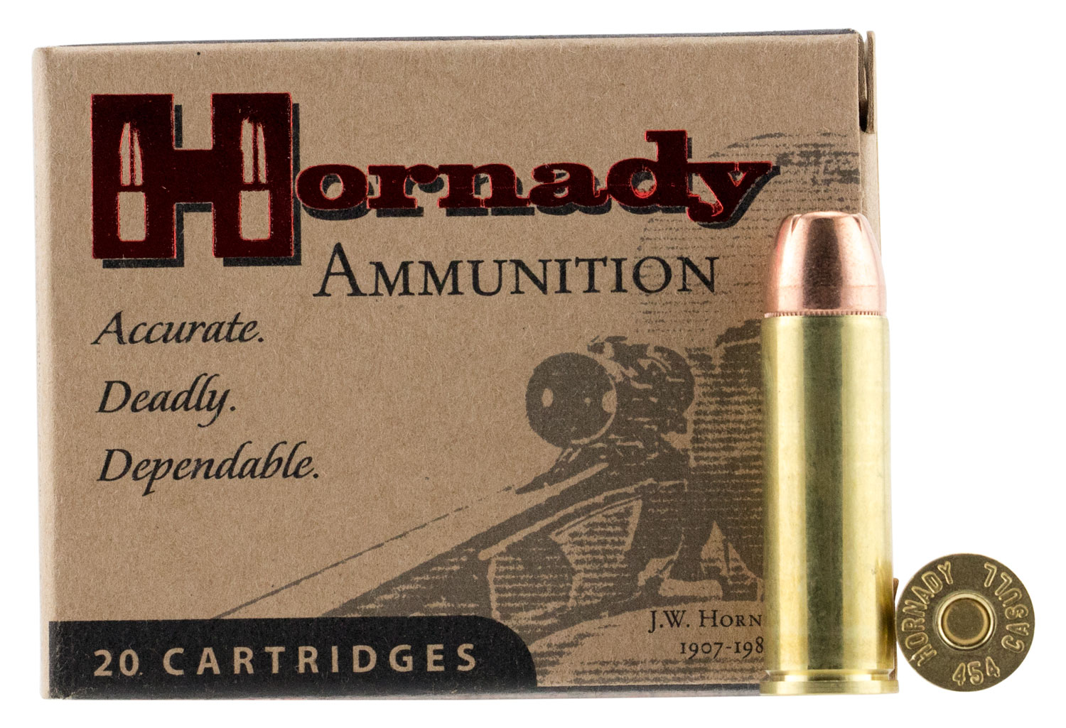 Hornady 9148 Custom  454Casull 240gr Hornady XTP Mag 20 Per Box/10 Case
