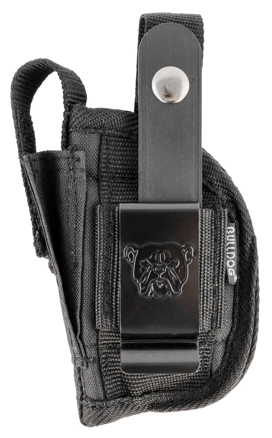 Bulldog FSN19SC Extreme  OWB Black Nylon Belt Loop/Clip Fits S&W Bodyguard Fits 2″ Barrel Ambidextrous
