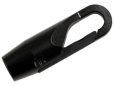 GrovTec US Inc GTSW269 Snap Hook Swivel Adapter Push Button Black