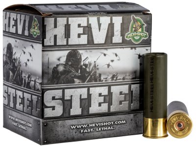HEVI-Shot HS65004 HEVI-Steel  12Gauge 3.50″ 1 3/8oz 4Shot 25 Per Box/10 Case
