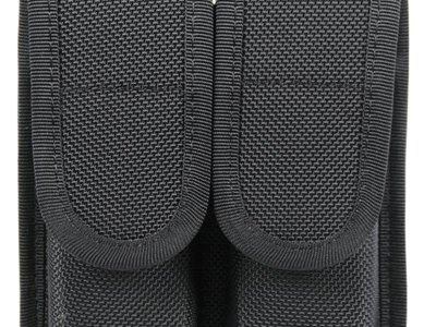 Blackhawk 44A001BK Double Mag Pouch  Black Cordura Compatible w/Double Stack/9mm/40/45