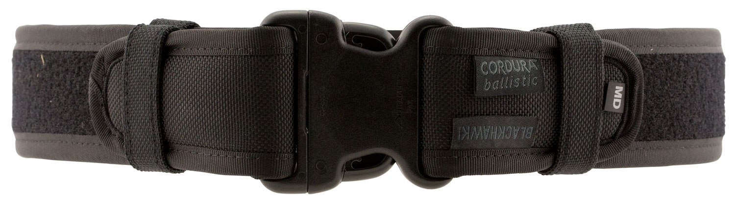 Blackhawk 44B2XLBK Ergonomic Duty Belt Padded Black Cordura 44-48″ 2.25″ Wide Buckle Closure