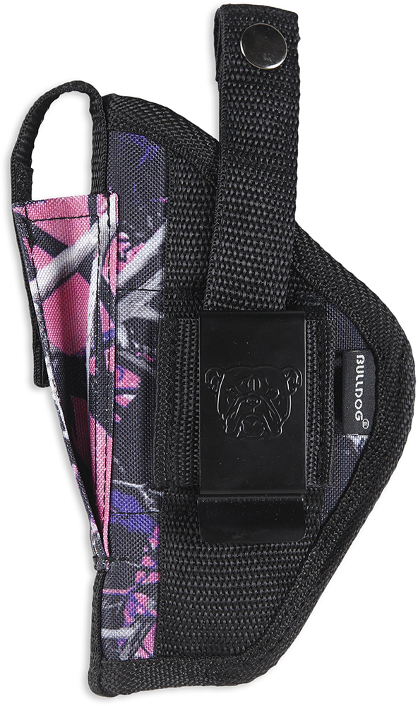 Bulldog FSN3MDG Extreme  OWB Muddy Girl Camo Nylon Belt Loop/Clip Fits Taurus Millennium Fits 2.50-3.75″ Barrel Ambidextrous