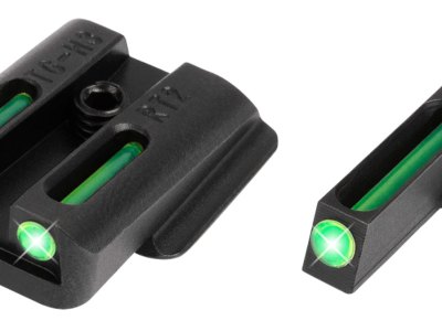 TruGlo TG131RT2 TFO  Green/Tritium/Fiber Optic Front Sight-Green/Tritium/Fiber Optic Rear Sight Ruger LC9/9S/380
