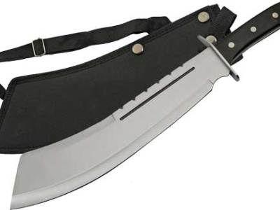 SZCO RITE EDGE 13.5″ BLACK – BULLY MACHETE SS BLADE W/SHTH