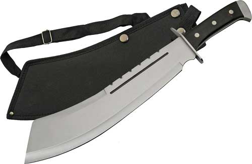 SZCO RITE EDGE 13.5″ BLACK – BULLY MACHETE SS BLADE W/SHTH