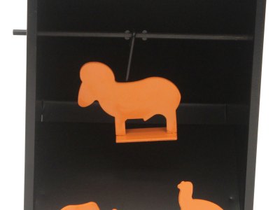 Beeman 2085 Pellet Trap  Steel Orange Target Airgun Metal Silhouette/Paper Targets