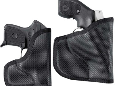 DeSantis Gunhide N38BJV5Z0 Nemesis  Pocket Black Rubberized Fabric Fits Ruger LC9/Beretta NanoRight Hand