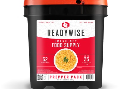ReadyWise RW01152 Emergency Supplies Freeze Dried Prepper Pack 52 Servings Per Bucket