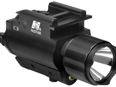 NcStar AQPFLSG Flashlight & Green Laser  Black Anodized 200 Lumens White Cree LED