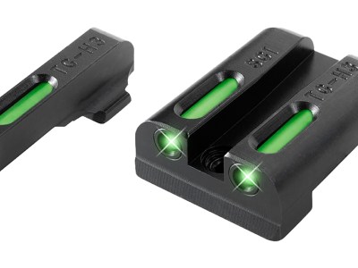 TruGlo TG13SG1A TFX  Black | Green Tritium & Fiber Optic White Outline Front Sight Green Tritium & Fiber Optic Rear Sight