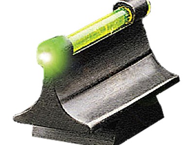 TruGlo TG95450RG 3/8″ Dovetail Front Sight  Black 0.450″ Green Ramp for Rifles