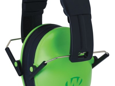 Walker’s GWPFKDMLG Baby & Kids Folding Muff 23 dB Over the Head Lime Green/Black Polymer