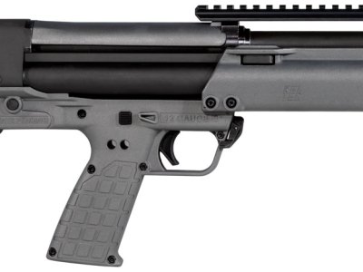 Kel-Tec KSGGY KSG  Sports South Exclusive 12 Gauge 14+1 3″ 18.50″ Barrel, Exclusive Tactical Gray Fixed Bullpup Stock, Includes Picatinny Rails