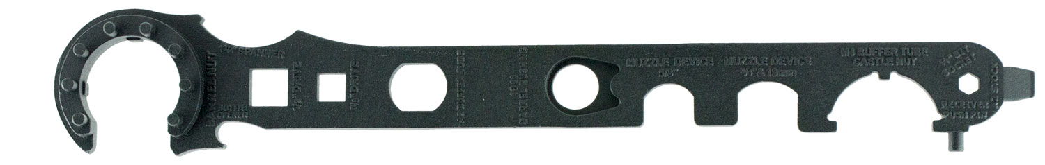 NcStar TARW2 Armorer’s Barrel Wrench Gen2 Black Steel AR15/M4/M16, 12.90″