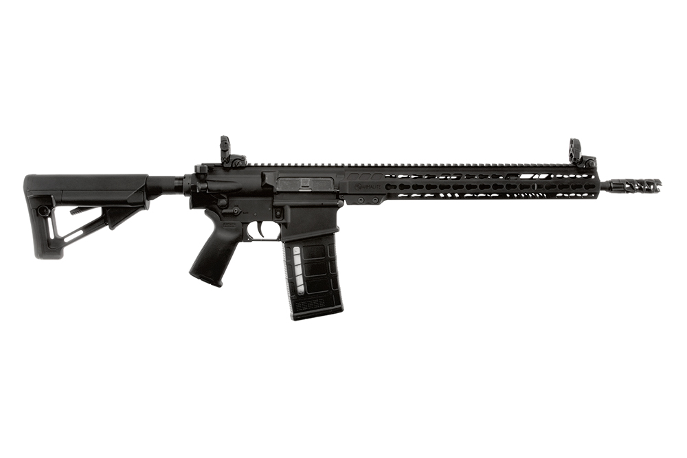 ArmaLite AR10TAC16 AR-10 Tactical 308 Win  25+1 16″ Barrel, Black, Magpul STR Collapsible Stock, Magpul MBUS Front & Rear Sights, Flash Suppressor, Optics Ready