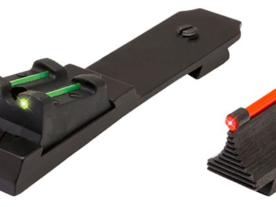 TruGlo TG109 Lever Action Rifle Sights  Black 0.343″ Red Front, Green Rear Adjustable for Marlin 336
