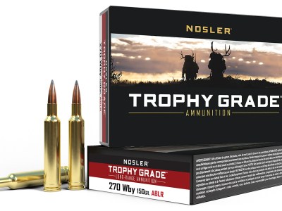 Nosler 60150 Trophy Grade Long-Range 270WthbyMag 150gr Nosler Spitzer AccuBond Long Range 20 Per Box/10 Case