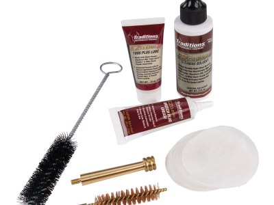 Traditions A3960 EZ Clean 2 Muzzleloader Cleaning Kit 50 Cal 7 Pieces