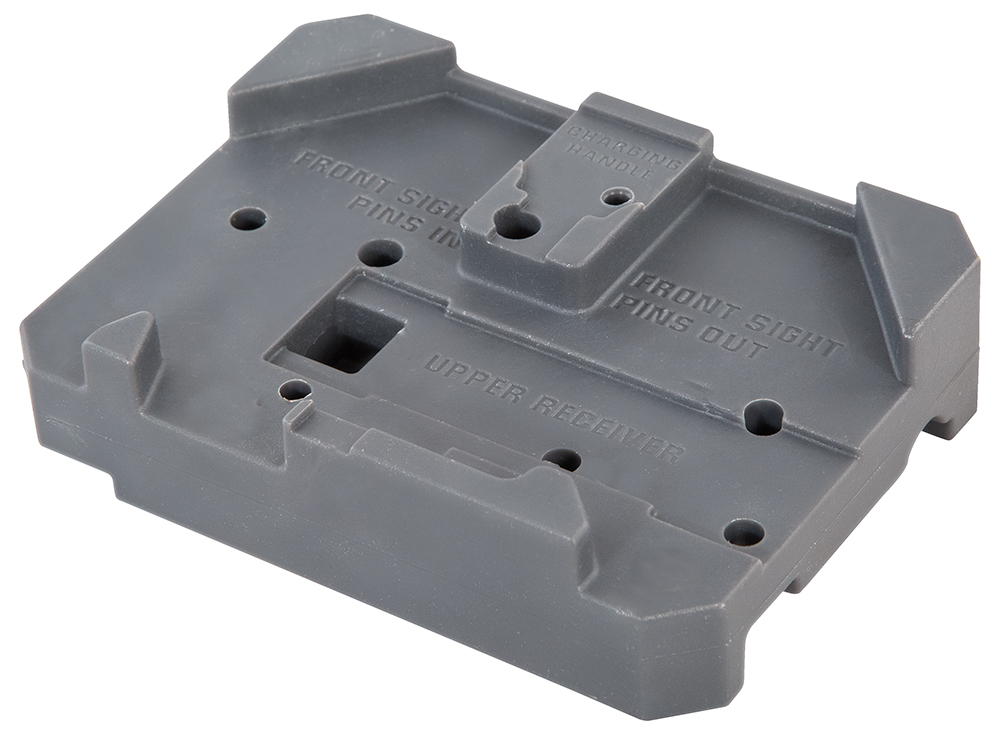 Wheeler 156945 Armorer’s Bench Block Gray Plastic Rifle AR Platform