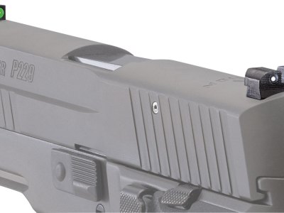 Sig Sauer Electro-Optics SOX10001 X-Ray3 Day/Night Sight Set Green Tritium/Green Outline Front, Green Tritium Rear