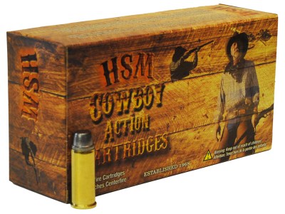 HSM 38401N Cowboy Action  38-40 Win 180 gr Round Nose Flat Point 50 Per Box/ 10 Case