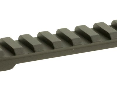 Talley PSO25X700 Remington 700 Picatinny Rail  Black Anodized Short Action 0 MOA