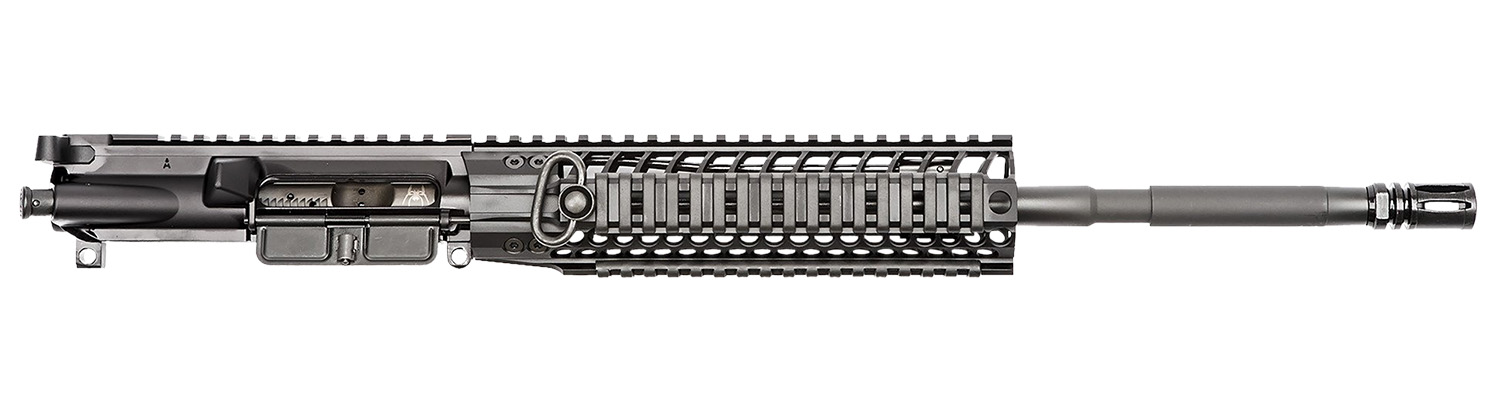 Spikes STU5025R9S Complete Upper  5.56x45mm NATO 16″ Black Phosphate Barrel, 7075-T6 Aluminum Black Receiver, 9″ BAR2 Free-Float Handguard for M4 Carbine