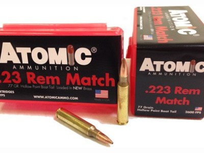 ATOMIC 223 REM 77GR MATCH BTHP – 50RD 10BX/CS