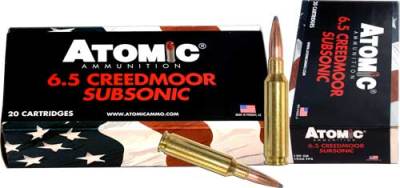 ATOMIC 6.5 CM 129GR SUBSONIC – SP 20RD 10BX/CS