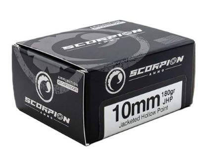 SCORPION 10MM – 180GR JHP 20RD 10BX/CS