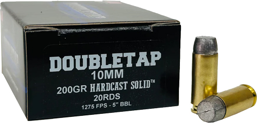 DOUBLETAP 10MM 200GR WFNGC – HARDCAST SOLID 20RD 50BX/CS