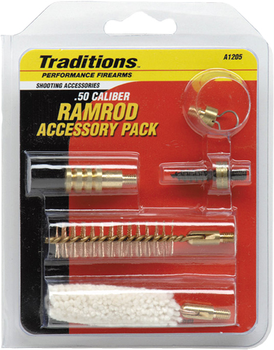 TRADITIONS RAMROD ACCY TIPS – 50 CALIBER 10/32 THREADS 6PC