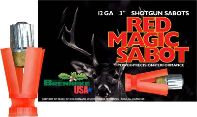 BRENNEKE USA RED MAGIC 12GA 3″ – 1OZ SABOT 5RD  50BX/CS