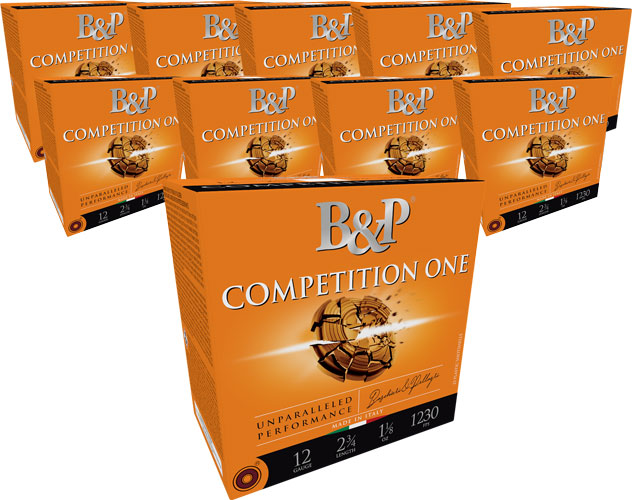 B&P 12GA 2.75″ 1-1/8OZ #7.5 – 1230FPS 250RD CASE LOT