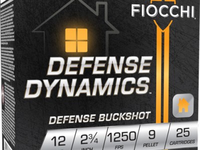 FIOCCHI 12GA 2.75″ #1 BUCK – 25RD 10BX/CS