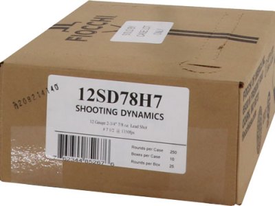 FIOCCHI 12GA 2.75″ 7/8OZ #7.5 – 1350FPS 250RD CASE LOT