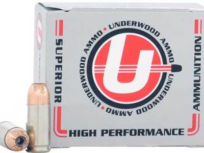 UNDERWOOD 9MM LUGER +P 115GR – JHP 20RD 10BX/CS