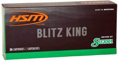 HSM 220 SWIFT 55GR BLITZ KING – 20RD 25BX/CS