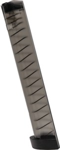 AMEND2 MAGAZINE FOR GLOCK – MOD C 9MM 34RD POLY TRANSLUCNT