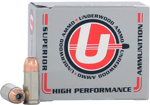UNDERWOOD 45 ACP +P 185GR JHP – 20RD 10BX/CS