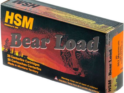 HSM BEAR 357 MAXIMUM 180GR – RNFP 20RD 25BX/CS