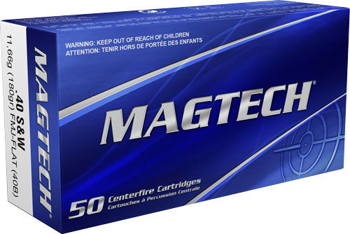 MAGTECH 40 SW 180GR FMJ-FP – 50RD 20BX/CS