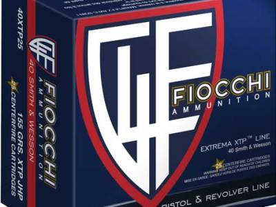 FIOCCHI 40 SW 155GR XTP-HP – 25RD 20BX/CS