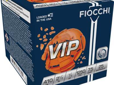 FIOCCHI VIP 410 2.5″ 1/2OZ – #7.5 1250FPS 250RD CASE LOT