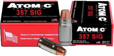 ATOMIC 357 SIG 147GR JHP – 20RD 10BX/CS